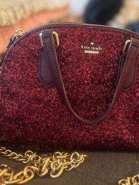 Kate spade burgundy bag